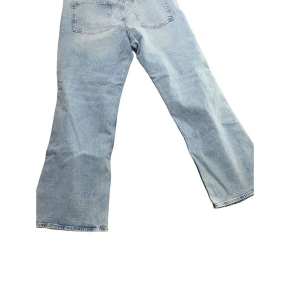 H&M Divided Snap Boot Cut Jeans XXL Womens Plus Size High Rise Light Wash - Picture 8 of 10